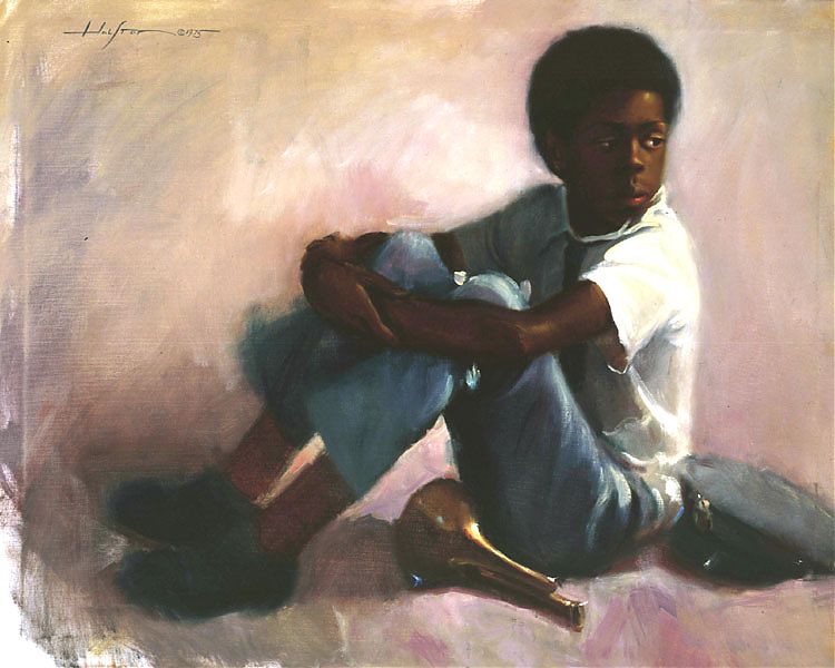 Boy with Horn 1975